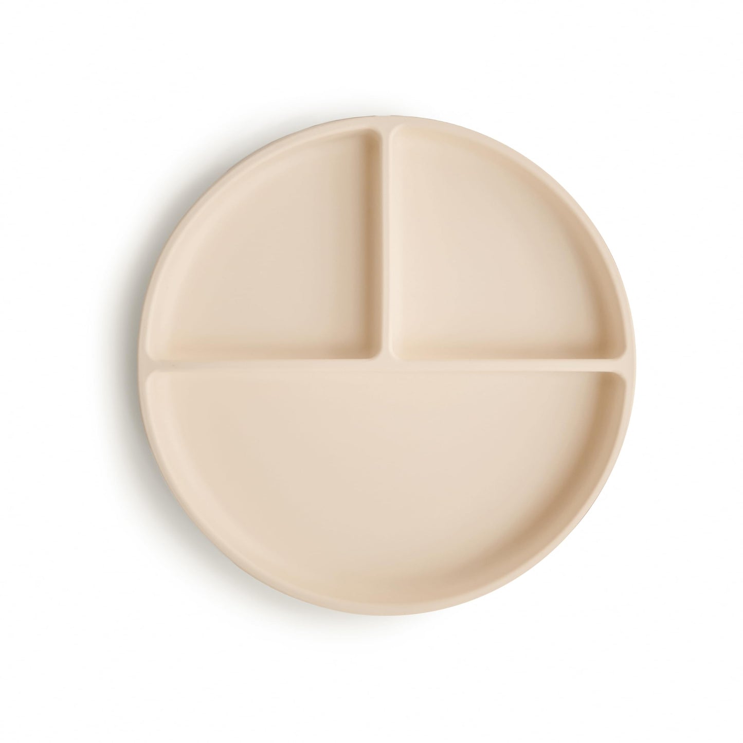 mushie Silicone Suction Plate | BPA-Free Non-Slip Design (Shifting Sand)