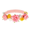Love Sweety Baby Girls Flower Headband Rose Floral Headpiece For Birthday Festival Photo Prop (Coral)