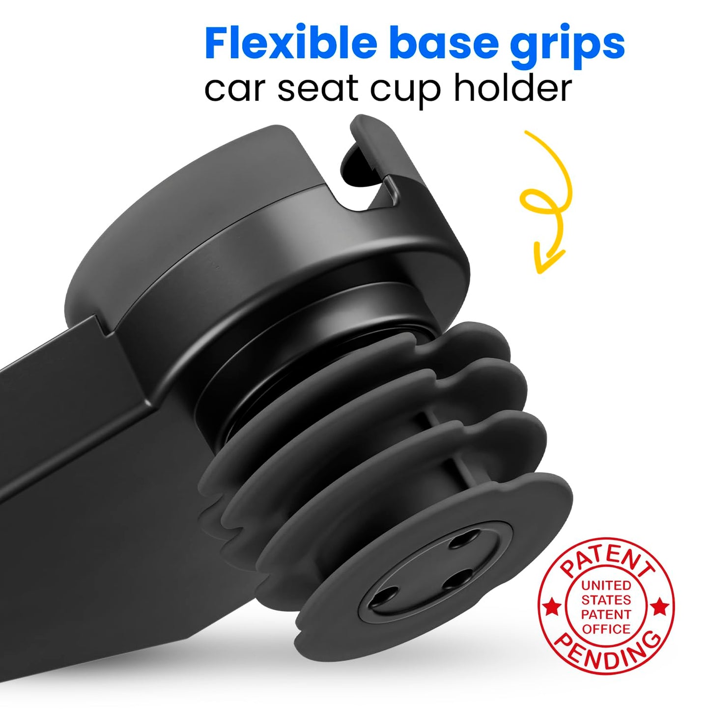 Kids Travel Tray - Car Seat And Car Cup Holder Tray - Tray For Snacks, Entertainment, Toys - Includes Cup Holder - Fits Most Car