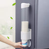 TASMAX Paper Glasses wall Stand Paper Cup Organizer Glass Cup wall Stand Holder Dispense Wall Mounted Plastic Drinking Water Cup