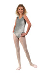 Girl'S Leotard Gray Velvet M