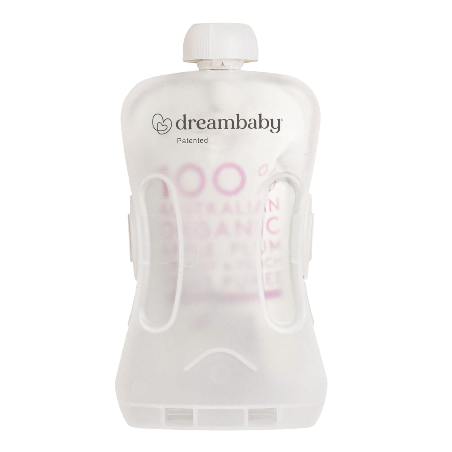 Dreambaby Pouch Pal Self-Feeding Baby Food Pouch Holder - No Squeeze, No Spill, No Mess Reusable Container for Baby Led Weaning
