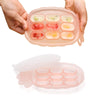 Haakaa Silicone Nibble Tray -Breastmilk Teething Popsicle Mold -Baby Forage Feeder Fresh Food Freezer Tray -Ice Cube Tray - Baby