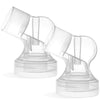 Nenesupply Connectors Compatible With Medela Flanges. Not Original Medela Personalfit Connector. Work With Pump In Style Symphon