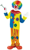 Fun World Big Top Clown Costume, Large 12-14, Multicolor