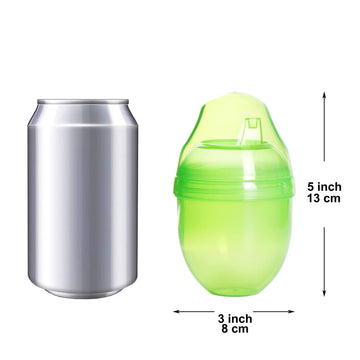 Youngever 9 Pack 7 Ounce Kids Sippy Cups, Sippy Cups For Infant, Kids, Toddler, 9 Assorted Color Sippy Cups