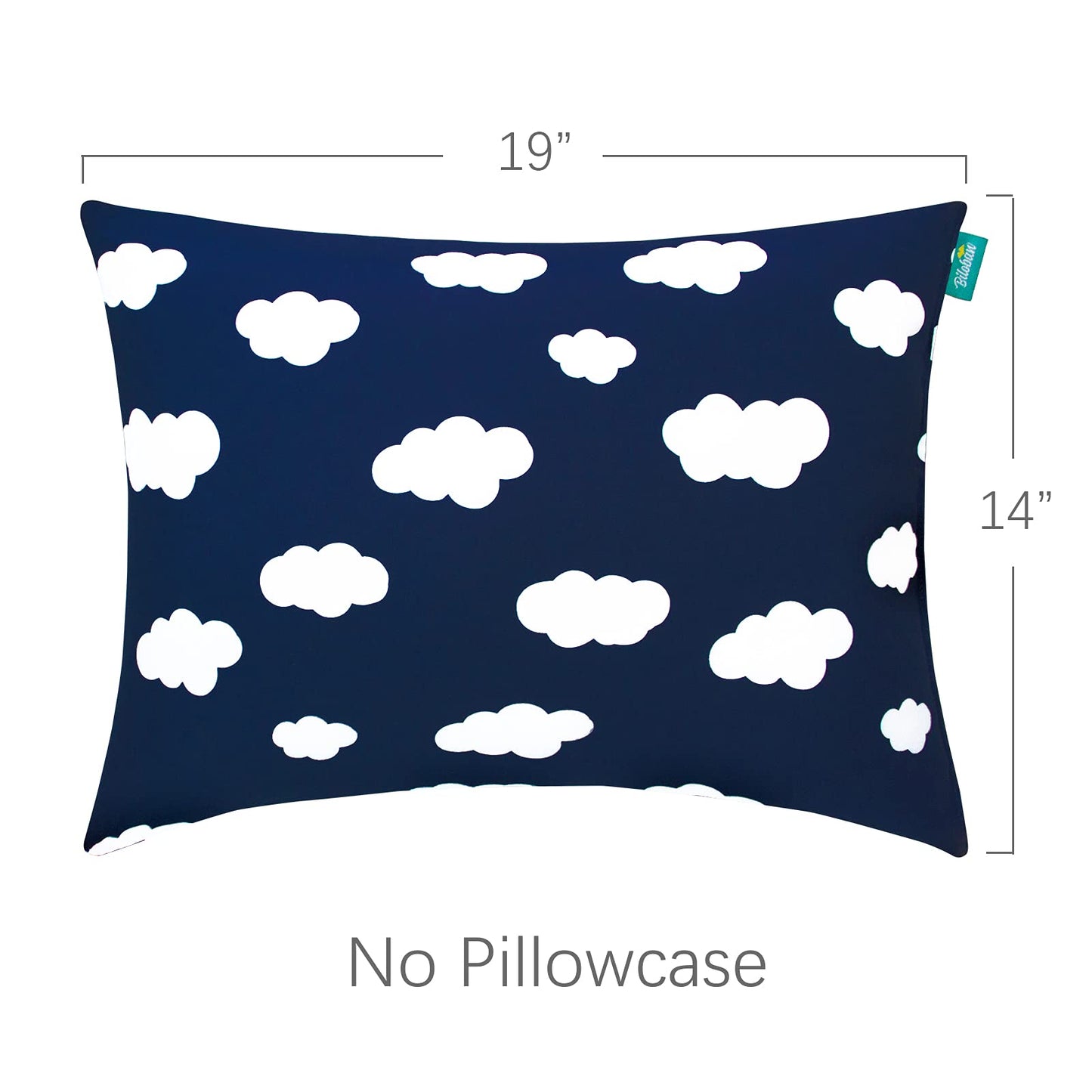 Toddler Pillow for Sleeping, Kid Pillow 14 x 19 for Small Travel Bed, Nap Pillow for Crib, Soft & Skin-Friendly Small Pillows fo
