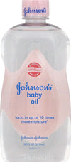 Johnson'S Baby Oil, Pure Mineral Oil To Prevent Moisture Loss, Original 20 Fl. Oz
