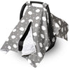 Boryokun Car Seat Cover for Babies, Minky Winter Infant Car Seat Cover, Nursing Cover for Baby Breastfeeding, Suitable for Baby