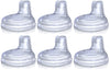 Nuby 6 Pack Replacement Silicone Spouts For The Nuby *No Spill Easy Grip Cup*