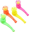 Jizlan 4Pcs Ball Blowing Toy - Balancing Blowing Game, Floating Blow Pipe Balls, Interactive Stress Reliever Floating, Blowing B