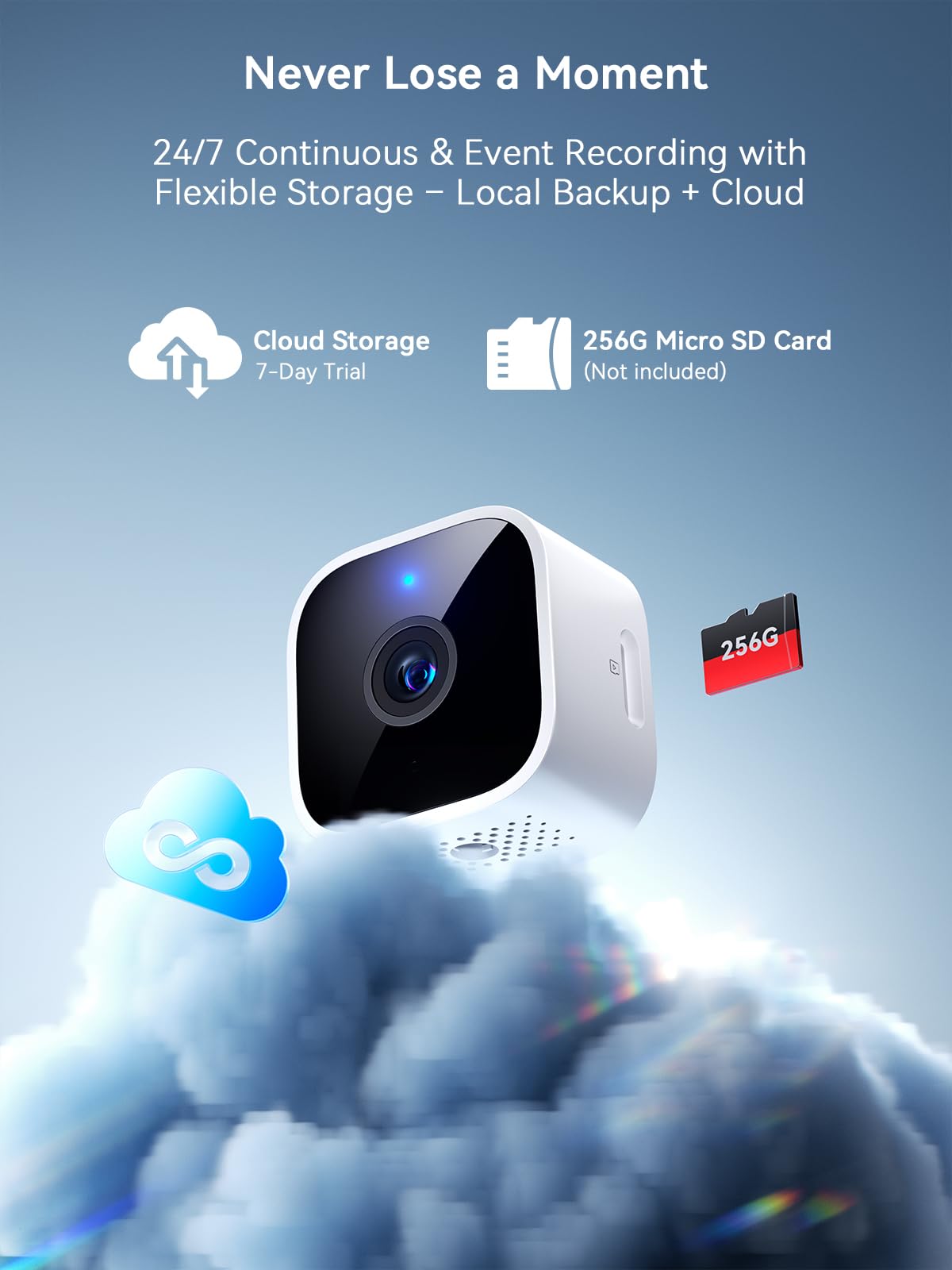 Outinput Indoor Security Camera 2K WiFi Camera?Home Security, Baby Monitor, Pet Camera?App Control, Instant Alert, Motion Detect