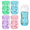 Morlike Silicone Baby Bottle Holder Sleeves Fit For Philips Avent Natural Glass Baby Bottles 8Oz, 100% Silicone Baby Bottle Cove