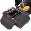 RKVEUOX 5 in 1 Center Console Cover with Cup Holder, Universal fit for All Car Armrest Cushion, Tissue Box Slot, Mobile Phone St