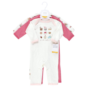 Hudson Baby Unisex Baby Cotton Coveralls, Sweet Bakery, 6-9 Months