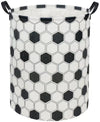 TIBAOLOVER Hexagon Football Kids Laundry Basket Baby Hamper Hexagon Football Toy Storage Bin for Boys Room Decor Baby Nursery Ha