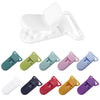 10-Pack Pacifier Clip Replacement Ends - Bpa-Free Plastic Fasteners For Diy Baby Crafts, Sewing Bibs & Blankets Straps (3/4 Inch