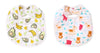 Babygo Muslin Cotton Baby Bibs | Pure Cotton 8Layer Super Absorbent Cartoon Print Feeding & Drool Bibs | UltraSoft, Washable &
