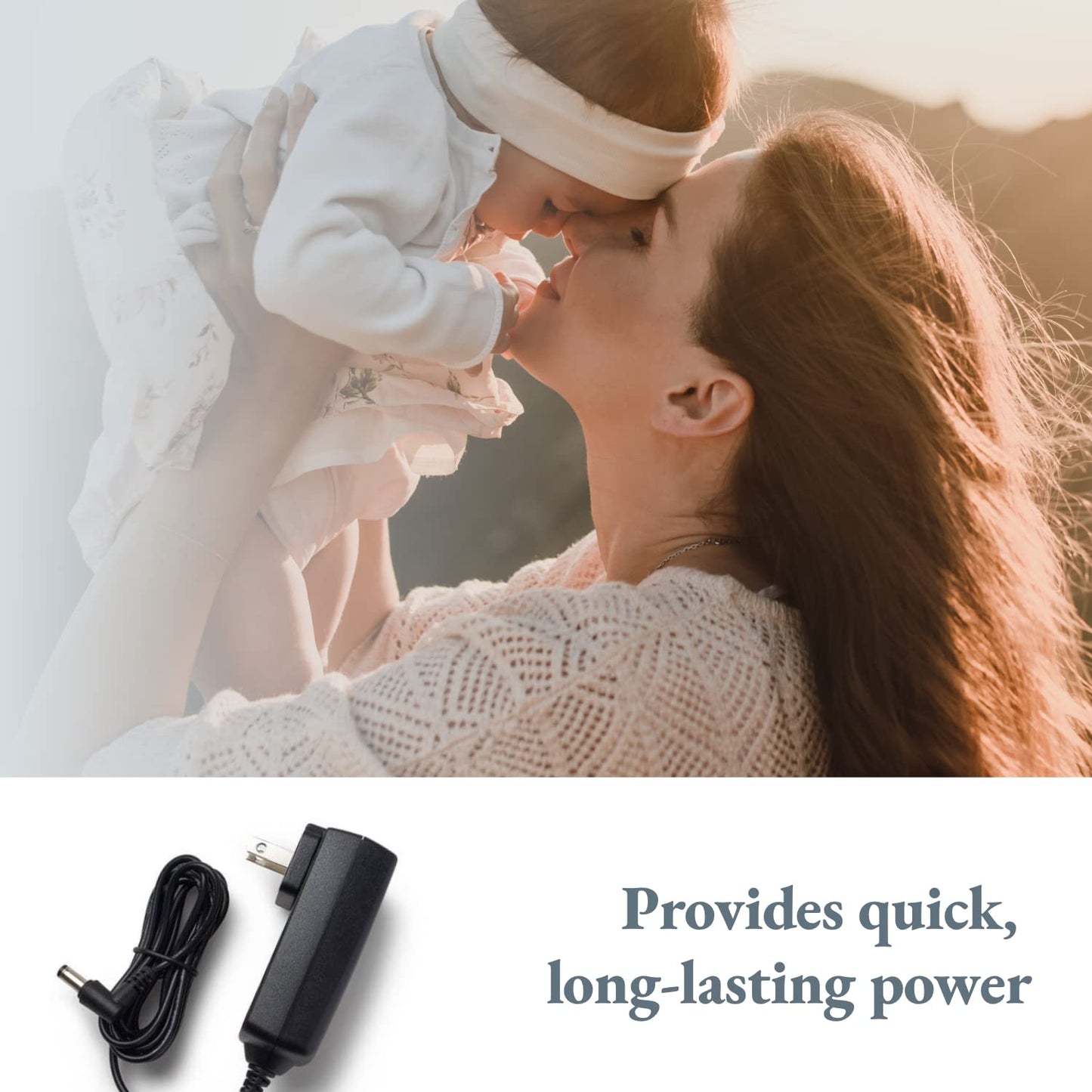 Ameda Mya Joy Breast Pump Power Adapter | Ameda Mya Joy Charger | Universal Plug In North America (Us) | Baby Essentials | Breas