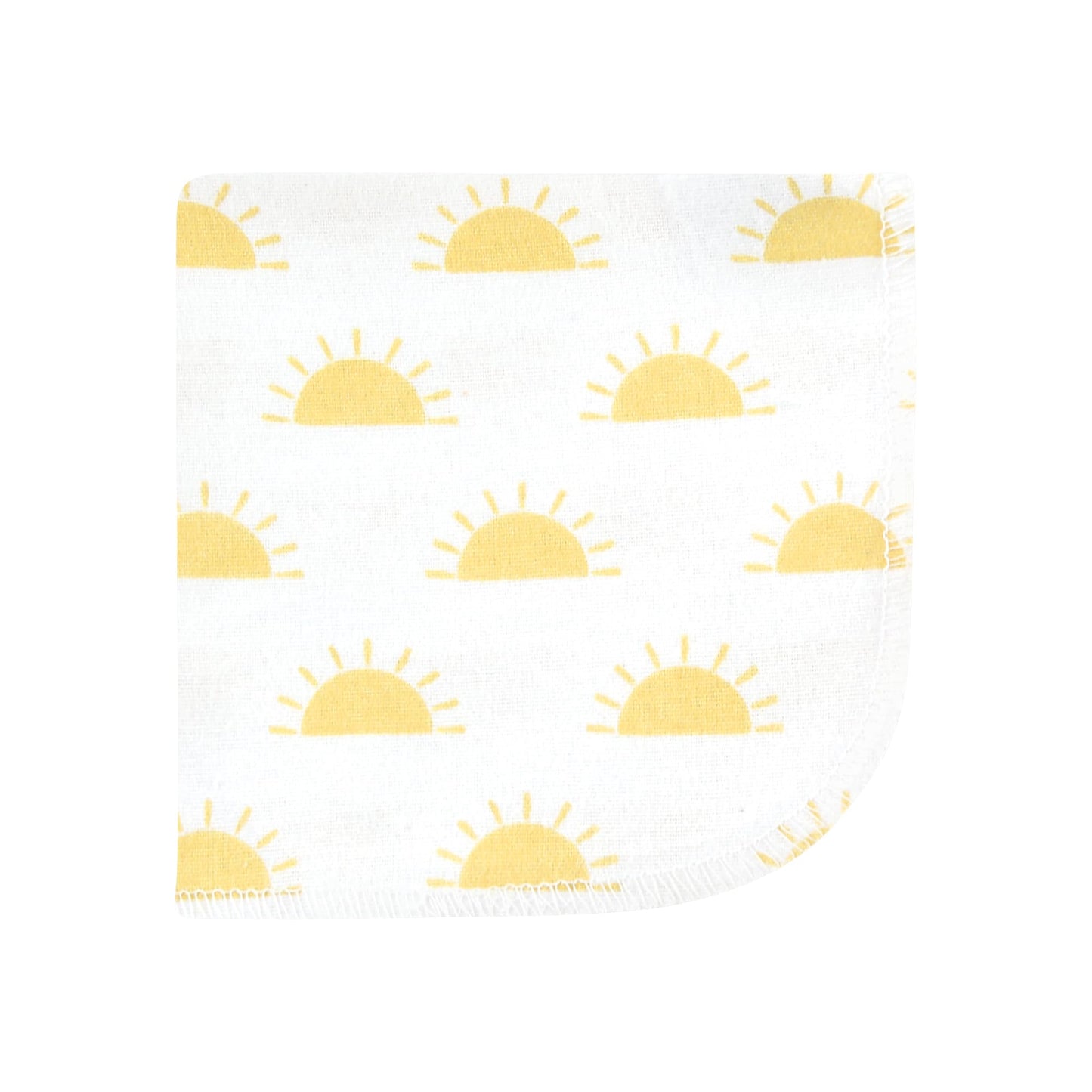 Hudson Baby Unisex Baby Flannel Cotton Washcloths, Desert Cactus 10 Pack, One Size