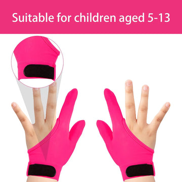 4Pcs Thumb Sucking Guard Gloves Kids Anti Thumb Sucking Glove Chewy Compression Thumb Sucking Stop Nail Biting Finger Biting Glo
