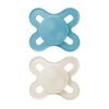 Mam Original Start Matte Newborn Baby Pacifier, Best Pacifier For Breastfed Babies, Sterilizer Case, Boy, 0-3 (Pack Of 2)