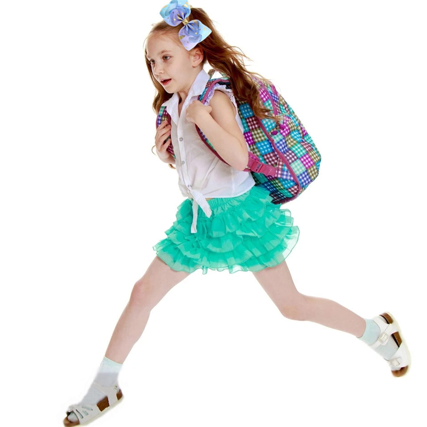 12Pcs Hair Bows For Girls 6 Inch Grosgrain Ribbon Boutique Big Hair Bow Alligator Clips For Girls Teens Princess Cowgirl Mexican