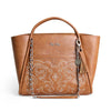 Itzy Ritzy Boss Tote Diaper Bag (Saddle)