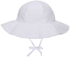 Infant Sun Hat For Toddler Boy Summer Hat 50+ Upf Protective Wide Brim Sun Hat For Baby Girl Hat,White,12-24 Months