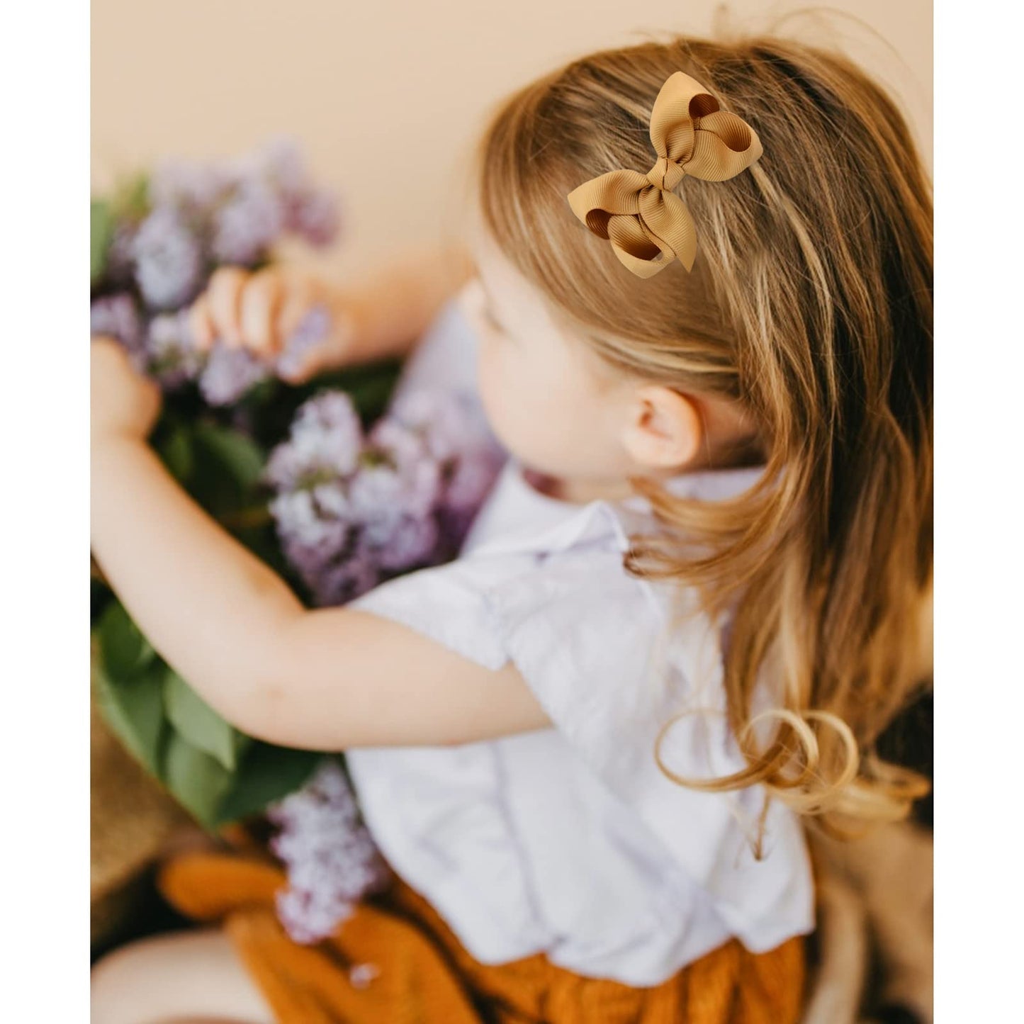 70 Pieces Hair Bows For Girls 3 Inch Grosgrain Ribbon Toddler Hair Accessories With Alligator Clips For Toddlers Baby Girls Kids