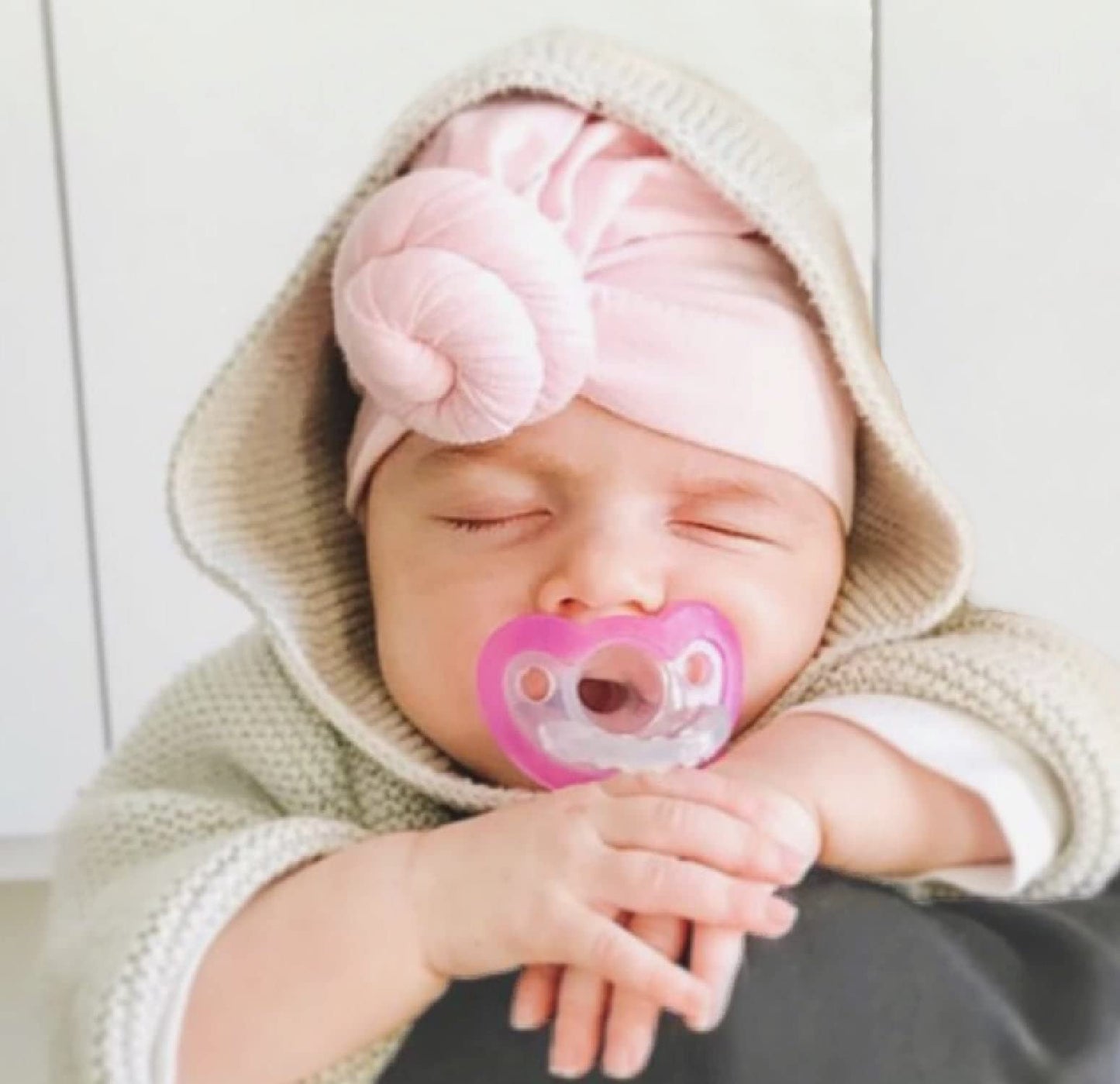 Razbaby Jollypop Newborn Pacifier 0-3 Months - Soft, Bpa-Free Silicone, Usa-Made, Durable One-Piece, Dishwasher Safe, Sterilizab