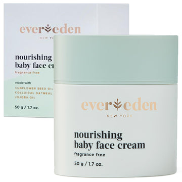 Evereden Nourishing Baby Face Cream 1.7 Oz. | Non-Toxic And Fragrance-Free Baby Face Lotion | Rich, Non-Greasy Baby Moisturizing