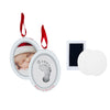 Pearhead Babyprints Double-Sided Christmas Photo Ornament With Clean Touch Ink Pad, Newborn Handprint Or Footprint Kit, 2 Sided