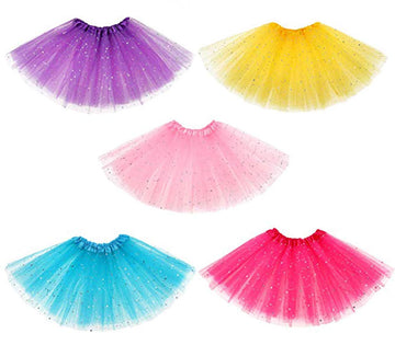10Pcs Girls Princess Dress Up Accessories Tutu Skirt Princess Tiara Crown Set Princess Party Decorations Gifts Party Favors Cost
