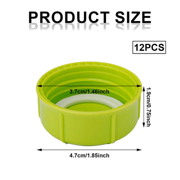 12Pcs Narrow Baby Bottle Caps For Dr Brown, Bpa-Free Travel Bottle Caps Leakproof Baby Bottle Storage Lids With Sealing Gasket R