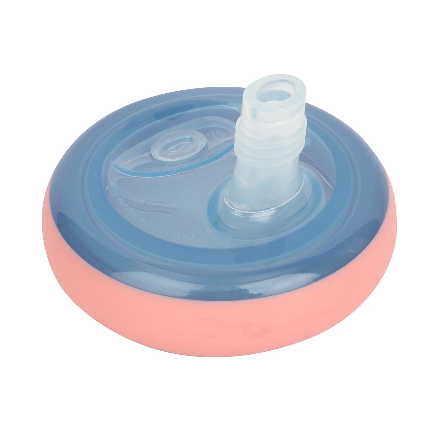 The First Years Insulated Straw Cups For Toddlers 2Pk - Ladybug & Marbled - Pink & Blue