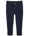 The Children'S Place Baby Girls And Toddler Ponte Knit Pull On Jeggings Jeans, Tidal Single, 4T Us