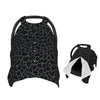 Muishi Dark Black Leopard Print Baby Car Seat Canopy Nursing Cover for Newborn Car Seat Breastfeeding Covers Blanket Newborn Sho