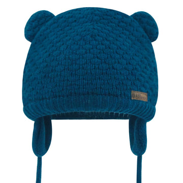 Duoyeree Kids Baby Hat Soft Warm Cable Knit Beanie Toddler Girl Fall Winter Hats(Star Blue,12-18 Months)