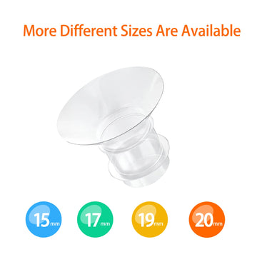 Loveishere 15Mm Flange Inserts Compatible With Medela/Tsrete/Momcozy S9 S10 S12 Wearable Cups & Spectra S1 S2, 24Mm Breast Pump