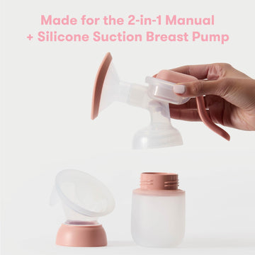 Frida Mom Breast Pump Flange Insert 21Mm, Silicone Pump Insert, Softfeel Flanges, Compatible With Frida Mom 2-In-1 Manual + Sili