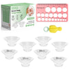 Upgrade Breast Pump Flange Inserts 15/17/19/21Mm For Most 24Mm Flange/Shield, 8Pcs Softer Silicone Flange Sizing Kit Compatible