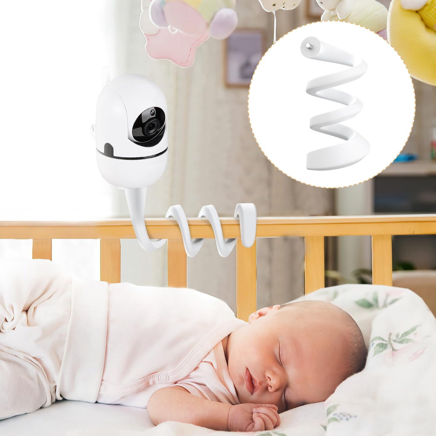 Baby Monitor Mount For Hellobaby Hb6550/Hb65/Hb6339/Hb66/Hb6550Pro, Baby Ganibs, Bonoch, Blemil, Anmeate Sm935E, Baby Monitor Ho