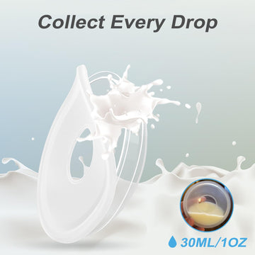 Csakri Milk Collector With Dust-Proof Storage Box, Leak-Proof Milk Catcher For Breastfeeding, Breast Shells For Sore Nipples, Co