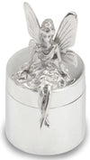 Krysaliis .925 Sterling Silver Tooth Fairy Keepsake Box For Baby - Durable, Elegant, And Custom Engravable Keepsake Gift Box - P