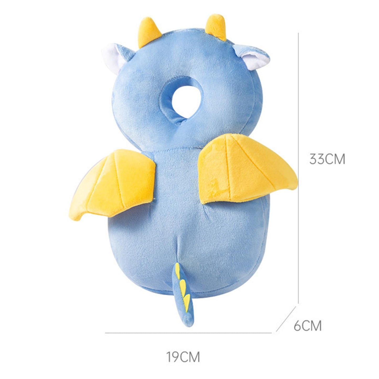 Baby Walker Head Protector Toddler Adjustable Baby Head Protection Backpack Wear Safety Pad (Angel)