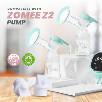 Zomee Replacement Duckbill Valve Set Compatible With Zomee Z1 Z2 Double Electric Breast Pump Keeps Hands Free Wearable Breast Pu