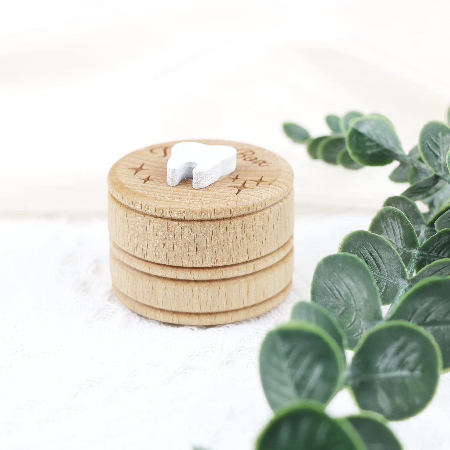 Xunboo Wooden Tooth Fairy Box Dropped Tooth Keepsake Storage Box For Boys And Girls Cute Lost Tooth Holder Toddler Teeth Case (1