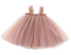 Gsvibk Baby Girls Tutu Dress Toddler Tulle Tutu Dress Infant Long Sleeve Cotton Dresses Princess Party Dress 9M Pink 708