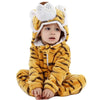 Qiaoniuniu Halloween Baby Tiger Costumes Toddler Outfit Infants Cosplay Romper 2-6 Months